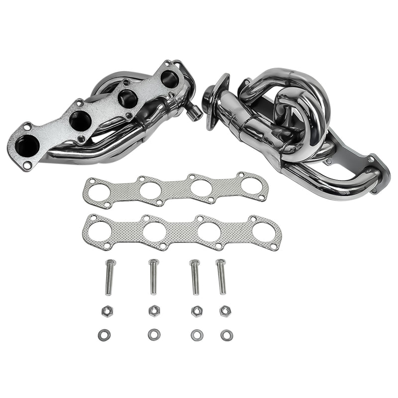 Stainless Steel Shorty Manifold Header for Ford 1997-2003 F-150 F250 4.6L V8