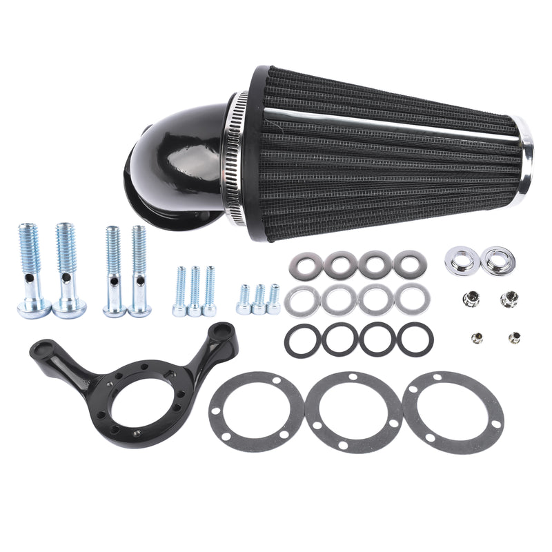 Cone Air Cleaner Filter Kit for Harley Dyna Softail Fatboy Road King 1993-2016