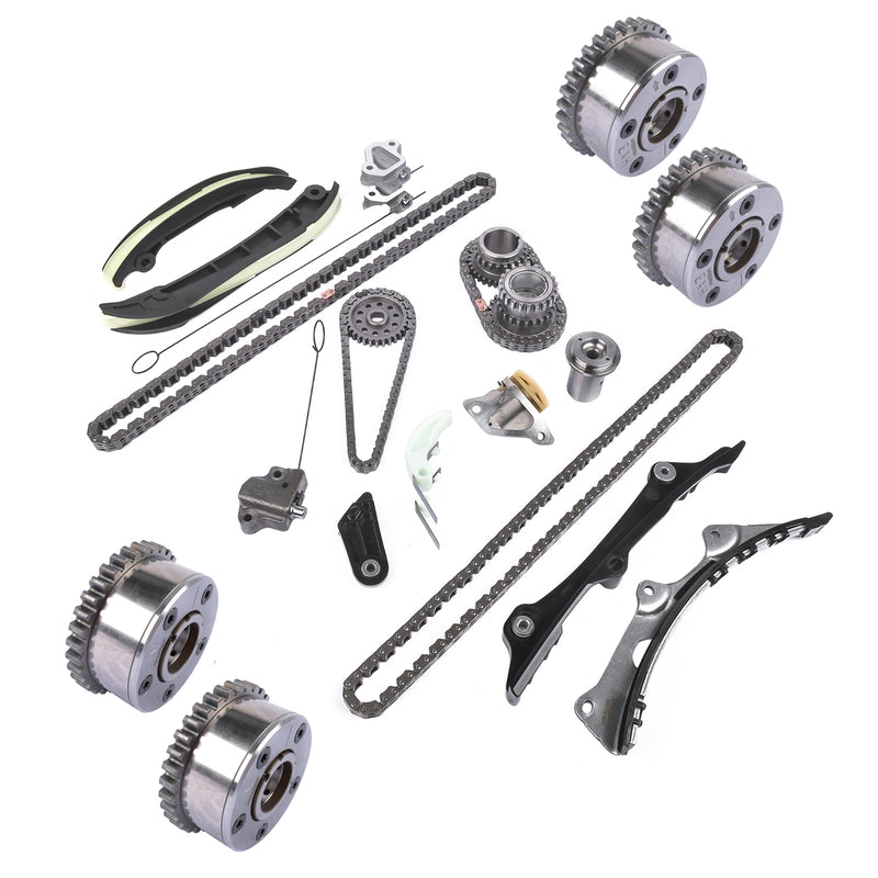 Timing Chain VVT Gear Kit Fits Chrysler Town & Country Dodge Jeep Ram 1500 3.6L 5184356AE 05184356AD 05184357AE