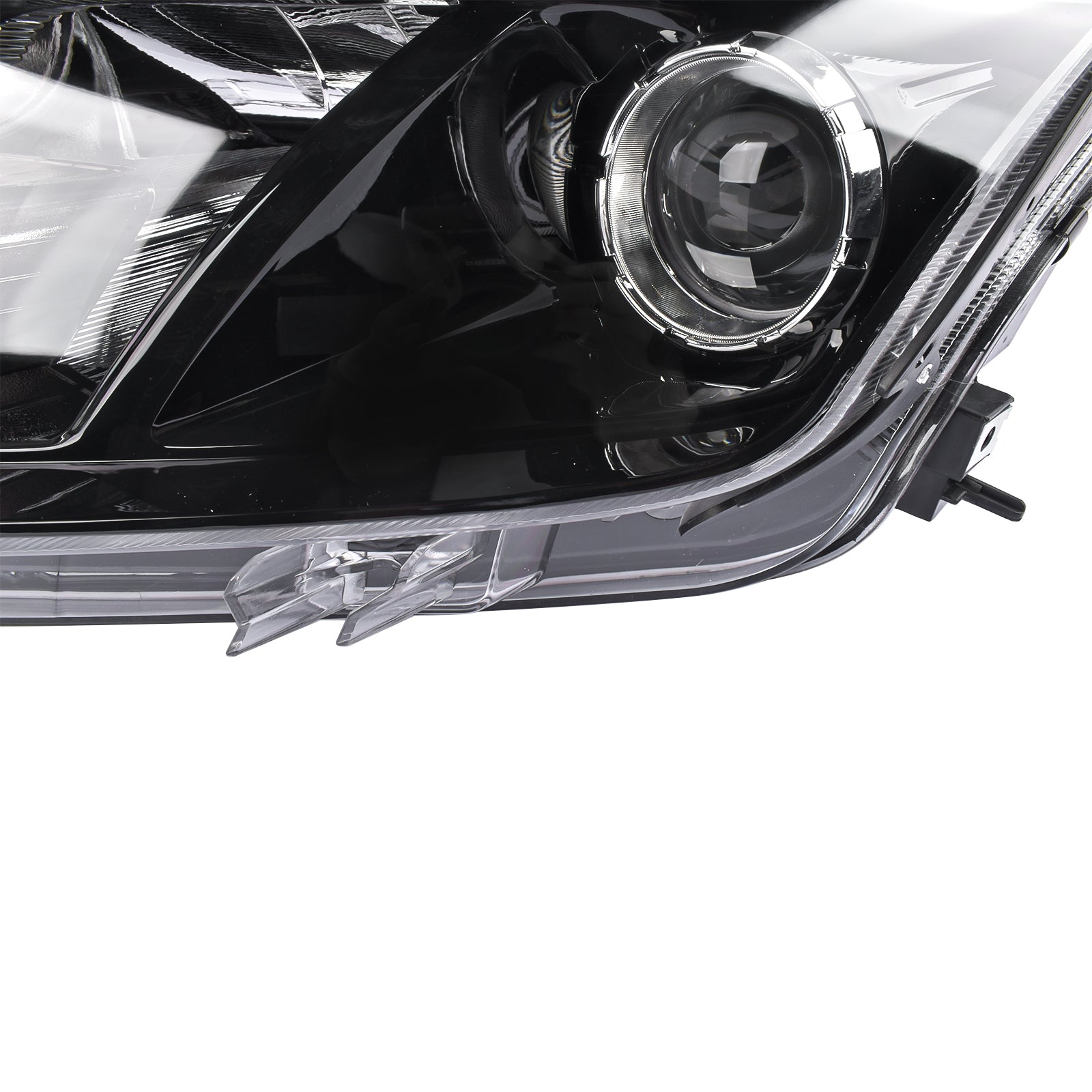 Headlight Assembly for 2010-2012 Ford Fusion Black Housing Halogen LH 9E5Z13008B