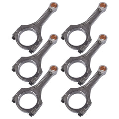 6Pcs Engine Connecting Rod Set for Hyundai Azera Kia Sedona Sedan Sport Utility Van 2011-2021 235103L100 235103CFA0