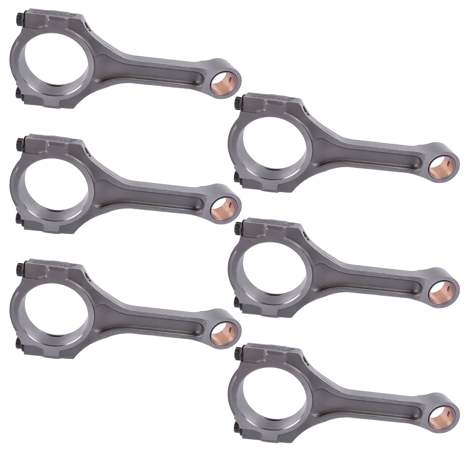 6Pcs Engine Connecting Rod Set for Hyundai Azera Kia Sedona Sedan Sport Utility Van 2011-2021 235103L100 235103CFA0