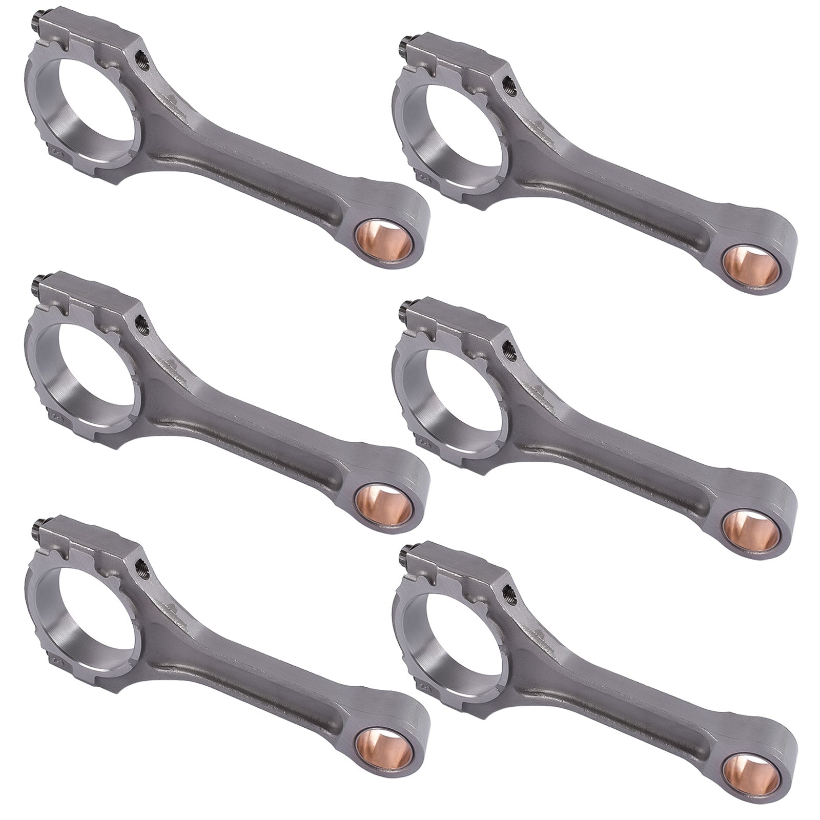 6Pcs Engine Connecting Rod Set for Hyundai Azera Kia Sedona Sedan Sport Utility Van 2011-2021 235103L100 235103CFA0