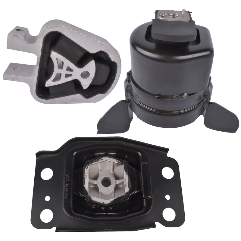 Set of 3 Motor & Trans Mount for 2013-2020 Ford Fusion 2.5L Auto Trans