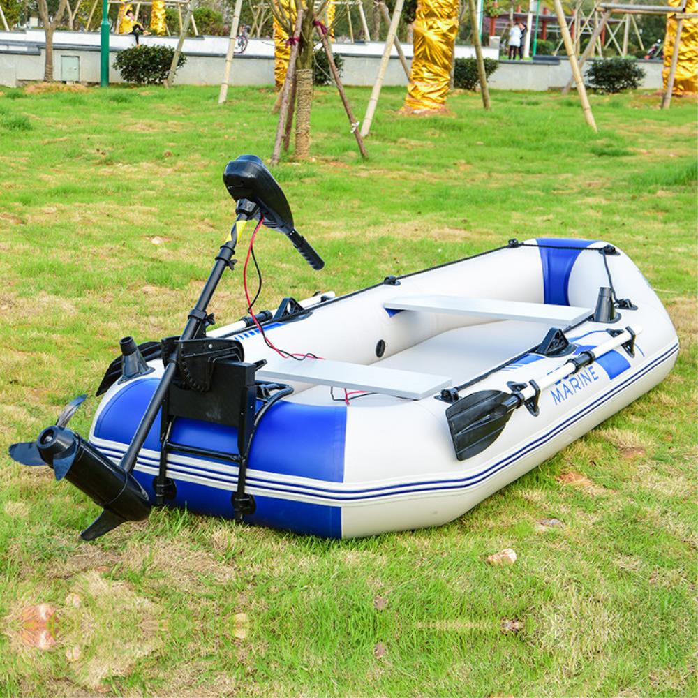 3 Person 230 CM Inflatable Fishing Boat Rowing Kayak Canoe Hovercraft