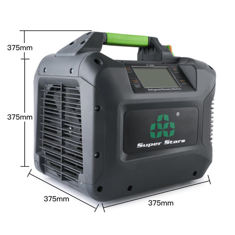 Refrigerant Recovery Machine ST-520D HVAC Portable Air Condition Compressor with Pipe Fitting 1/2 HP for CFC HFC HCFC