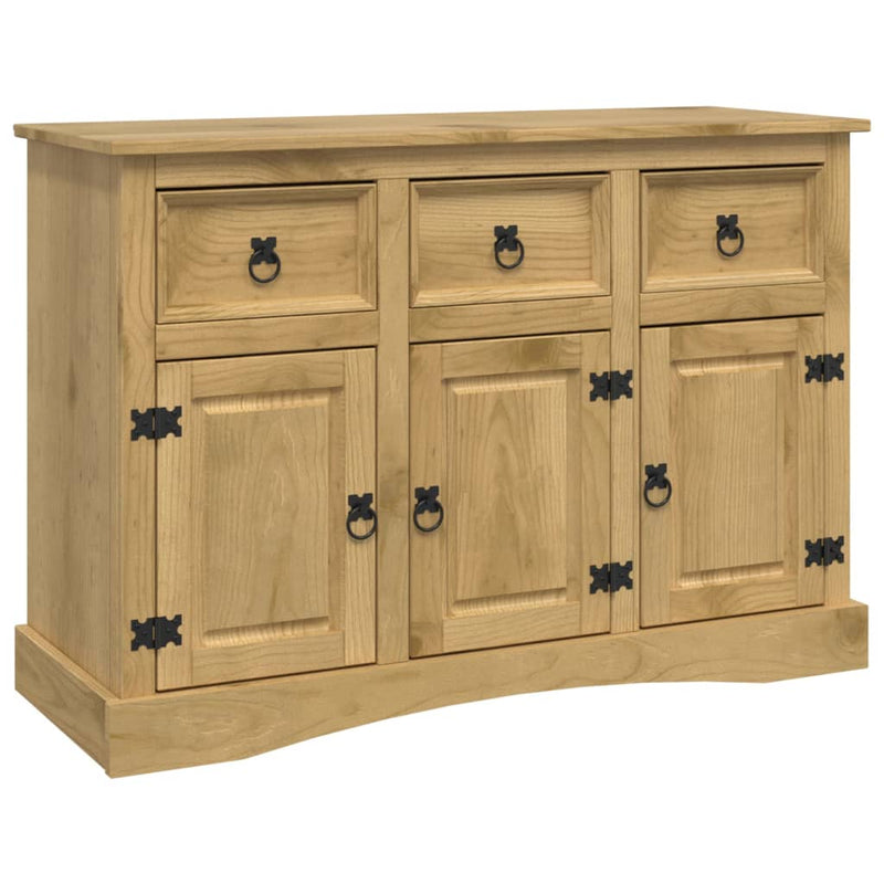 Sideboard in Solid Mexican Pinewood Corona Range 52x16.9x30.7