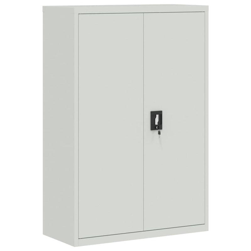 Steel Gray Office Cabinet 35.4x15.7x55.1 inches