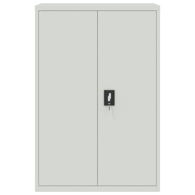 Steel Gray Office Cabinet 35.4x15.7x55.1 inches