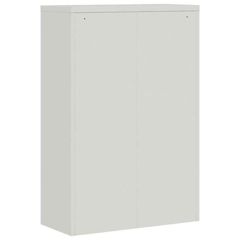 Steel Gray Office Cabinet 35.4x15.7x55.1 inches