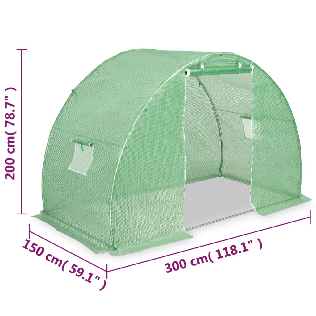 Durable Greenhouse 48.4 ft 118.1 x 59.1 x 78.7 Inches