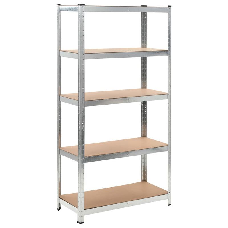 Durable Storage Shelves Set of 2 35.4x15.7x70.9 MDF Construction