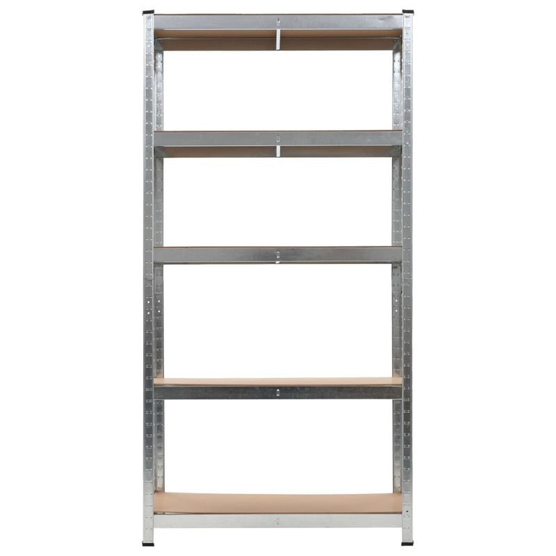 Durable Storage Shelves Set of 2 35.4x15.7x70.9 MDF Construction