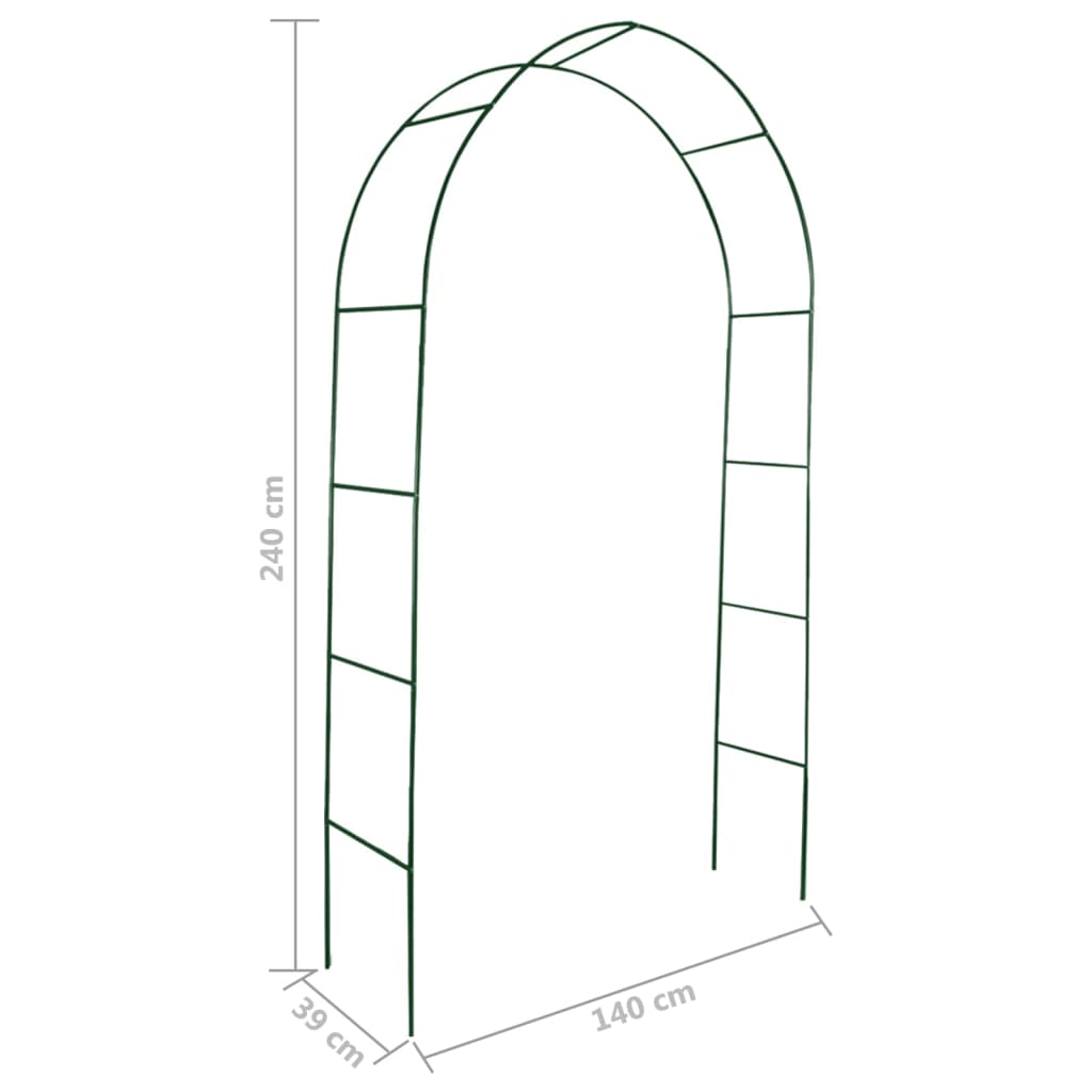 2 Pack Garden Arches for Climbing Plants Sturdy Support for Outdoor Gardens