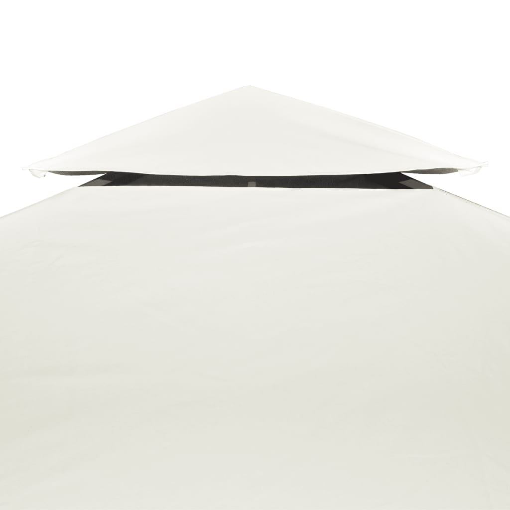 Cream White Gazebo Cover Canopy Replacement 1 oz/ft 9.8 x 9.8 Feet Durable