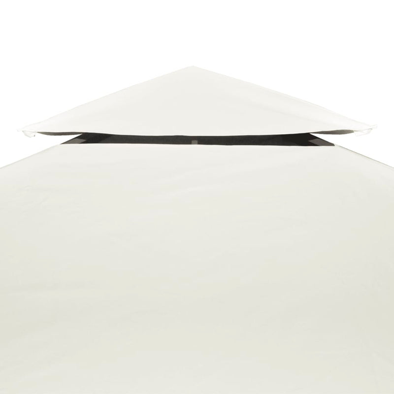 Cream White Gazebo Cover Canopy Replacement 1 oz/ft 9.8 x 9.8 Feet Durable