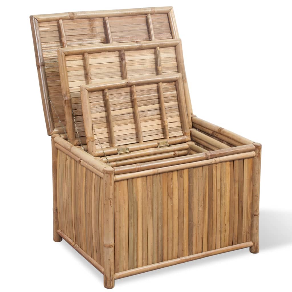 Bamboo Storage Boxes 3-Piece Set