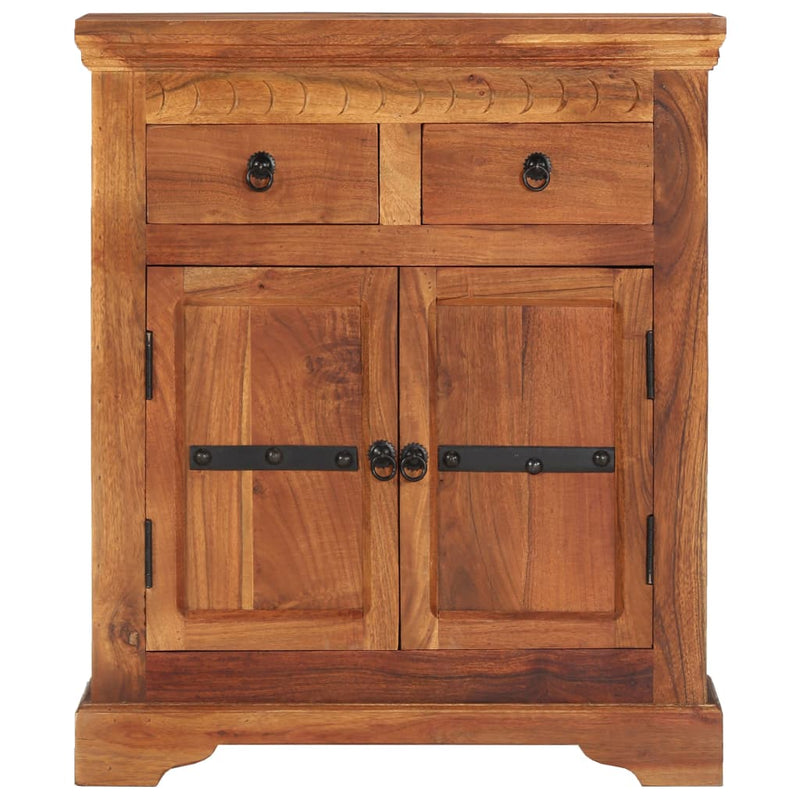 Solid Acacia Wood Sideboard 24.8x11.8x29.5