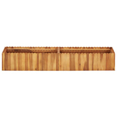 Solid Acacia Wood Raised Garden Bed 59x11.8x9.8