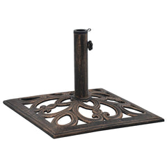 Bronze Umbrella Base 26.5 lbs 19.3 in Cast Iron