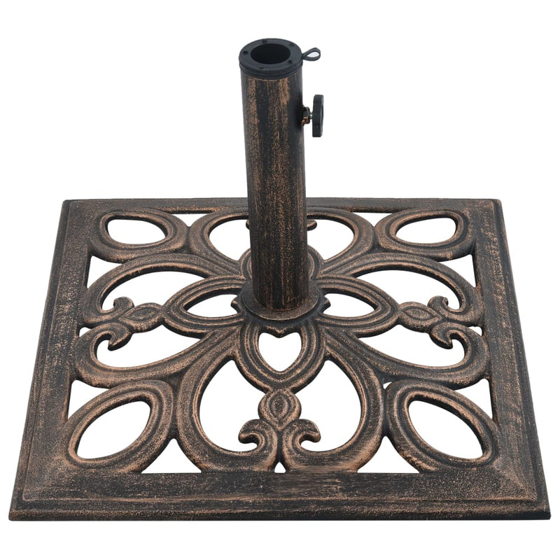 Bronze Umbrella Base 26.5 lbs 19.3 in Cast Iron