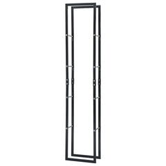 Firewood Rack Black 15.7x9.8x78.7 Steel