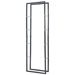 Firewood Rack Black 23.6x9.8x78.7 Steel