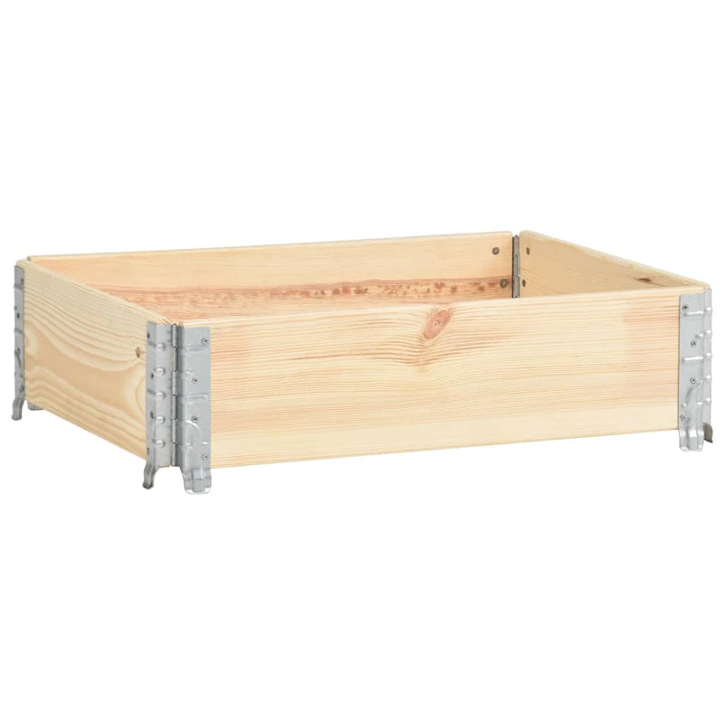 Durable Solid Pine Wood Pallet Collar 23.6x31.5