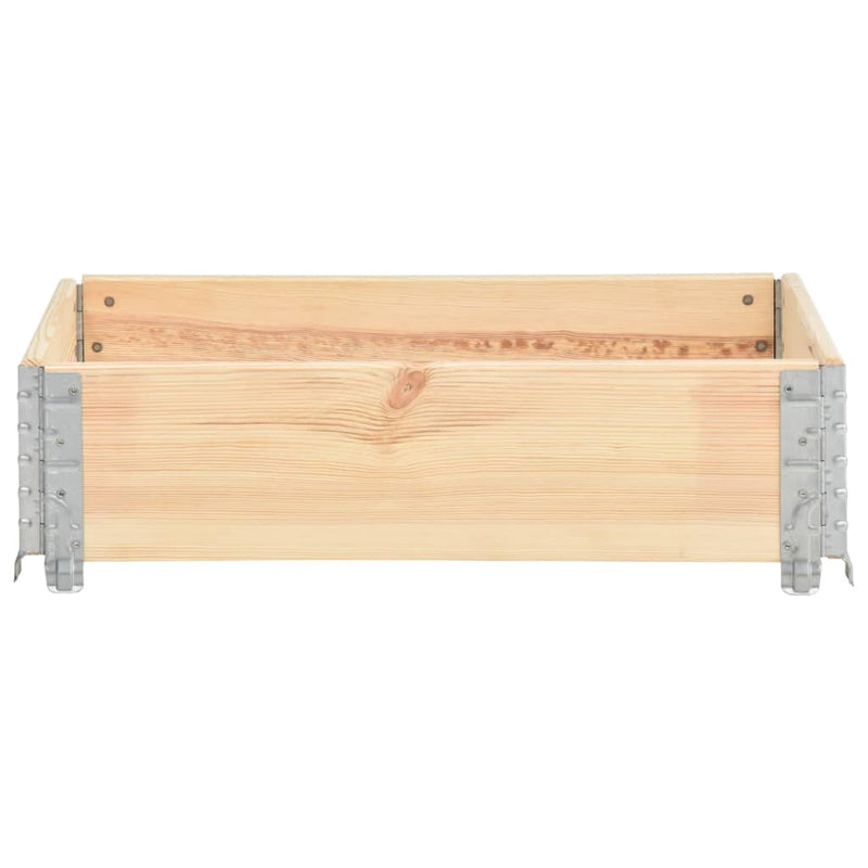 Durable Solid Pine Wood Pallet Collar 23.6x31.5