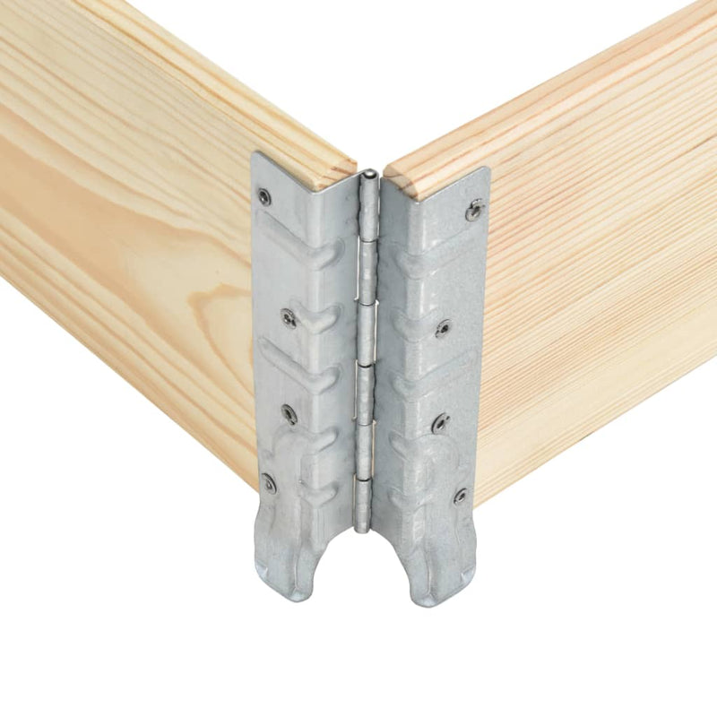 Durable Solid Pine Wood Pallet Collar 23.6x31.5