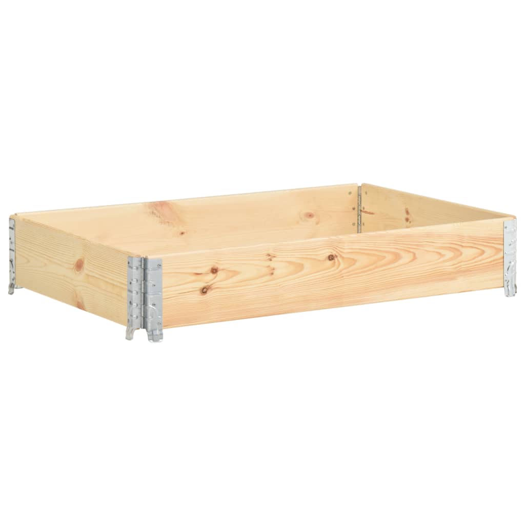 Durable Solid Pine Wood Pallet Collar 31.5x47.2