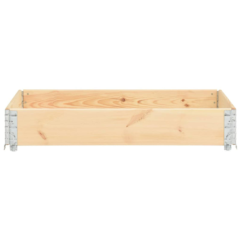 Durable Solid Pine Wood Pallet Collar 31.5x47.2