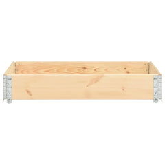 Durable Solid Pine Wood Pallet Collar 31.5x47.2