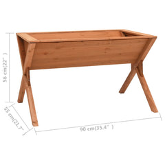 Firwood Planter 35.4x21.7x22 in Durable Outdoor Garden Box