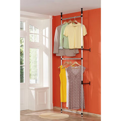 Aluminum Wardrobe System with Telescopic Rods