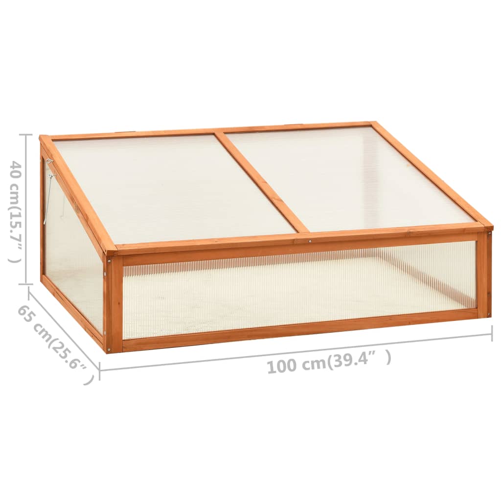 Durable Firwood Greenhouse 39.4 x 25.6 x 15.7 Inches Perfect for All Seasons