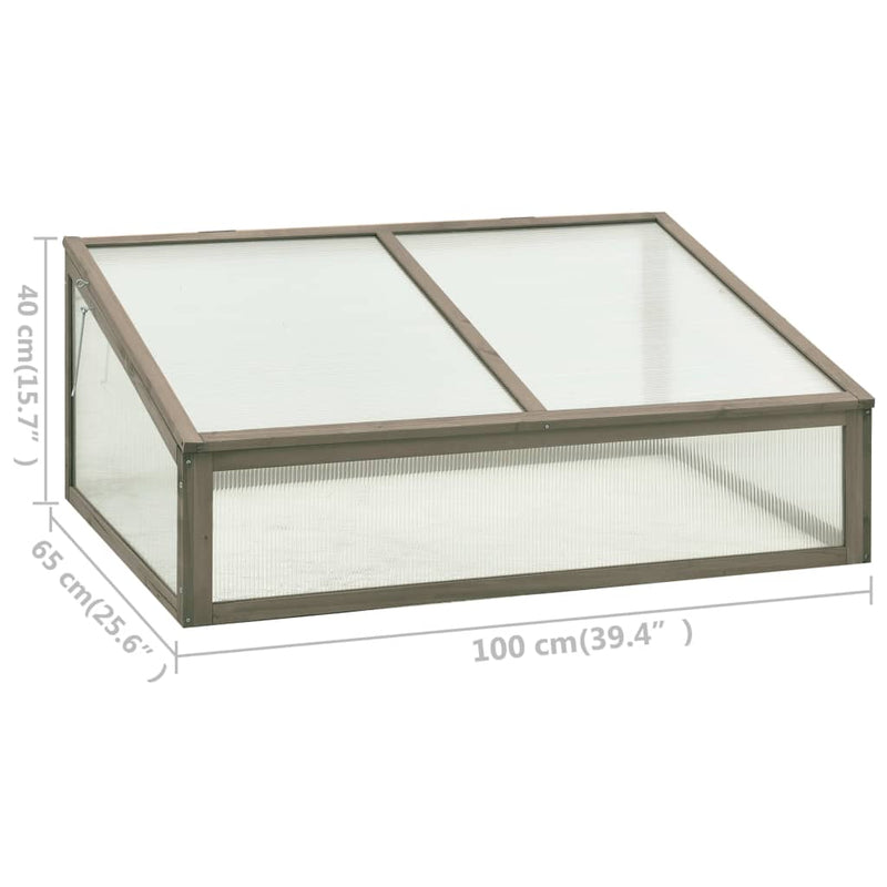 Firwood Greenhouse 39.4x25.6x15.7 in Durable Outdoor Plant Shelter