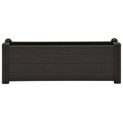 Garden Raised Bed PP Anthracite 39.4x16.9x13.8