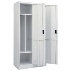 31.5x19.7x70.9 Light Gray Wardrobe Steel