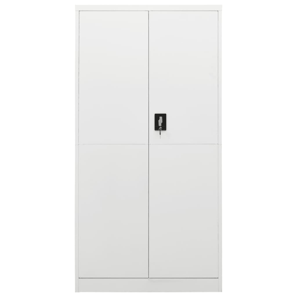 White Locker Cabinet 35.4x15.7x70.9 Steel