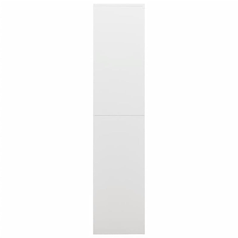 White Locker Cabinet 35.4x15.7x70.9 Steel