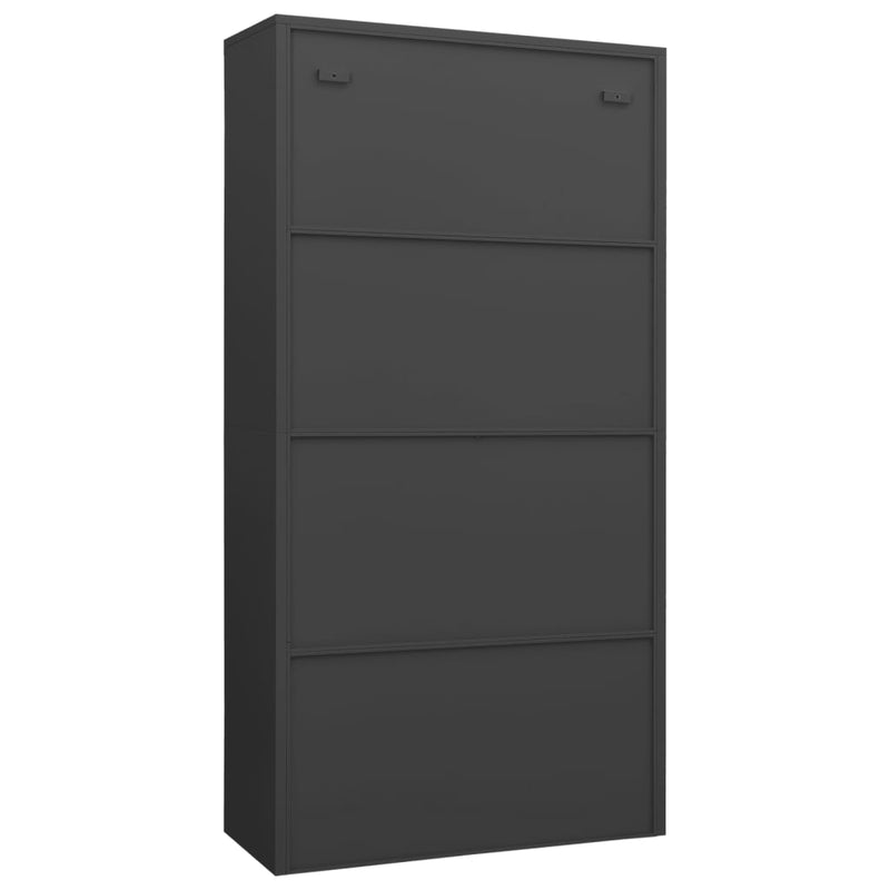 Steel Locker Cabinet Anthracite 35.4x15.7x70.9