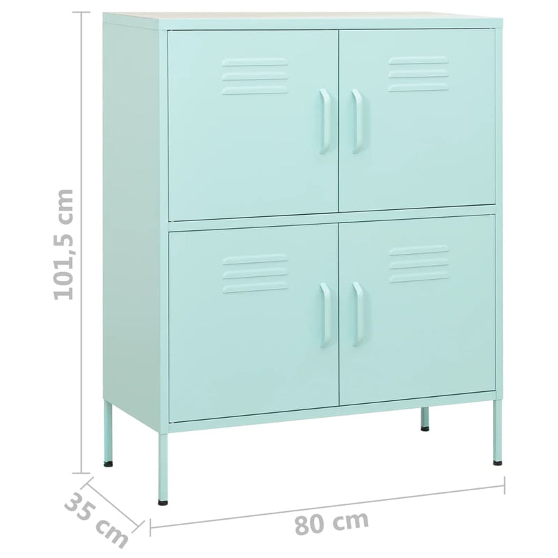 Storage Cabinet Mint 31.5x13.8x40 Steel