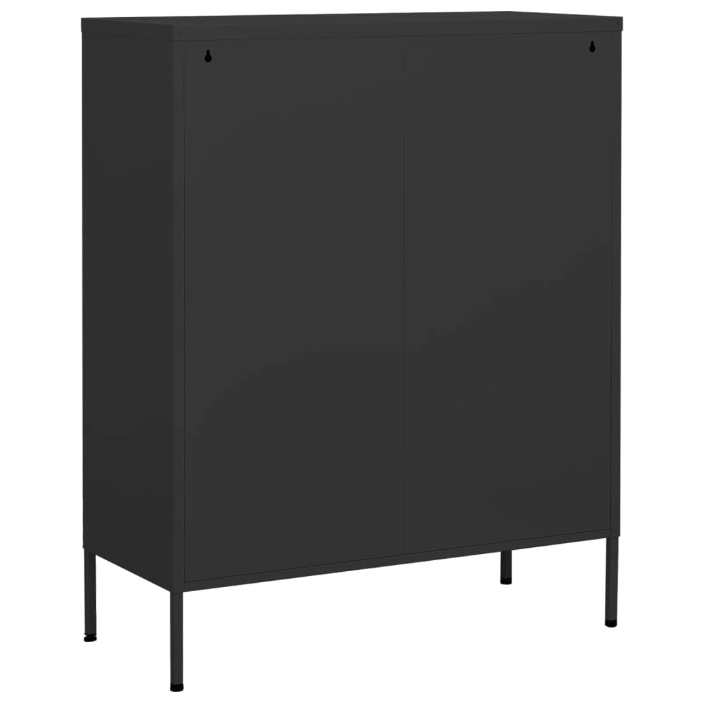 Steel Storage Cabinet Anthracite 31.5x13.8x40