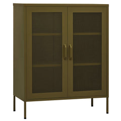 31.5x13.8x40 Olive Green Storage Cabinet in Steel