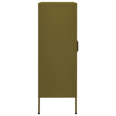 31.5x13.8x40 Olive Green Storage Cabinet in Steel