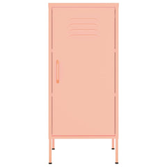 Pink Storage Cabinet 16.7x13.8x40 Steel