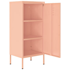 Pink Storage Cabinet 16.7x13.8x40 Steel