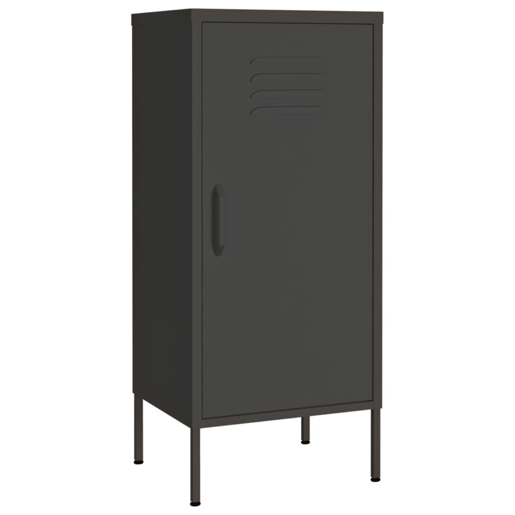 Anthracite Storage Cabinet 16.7x13.8x40 Steel