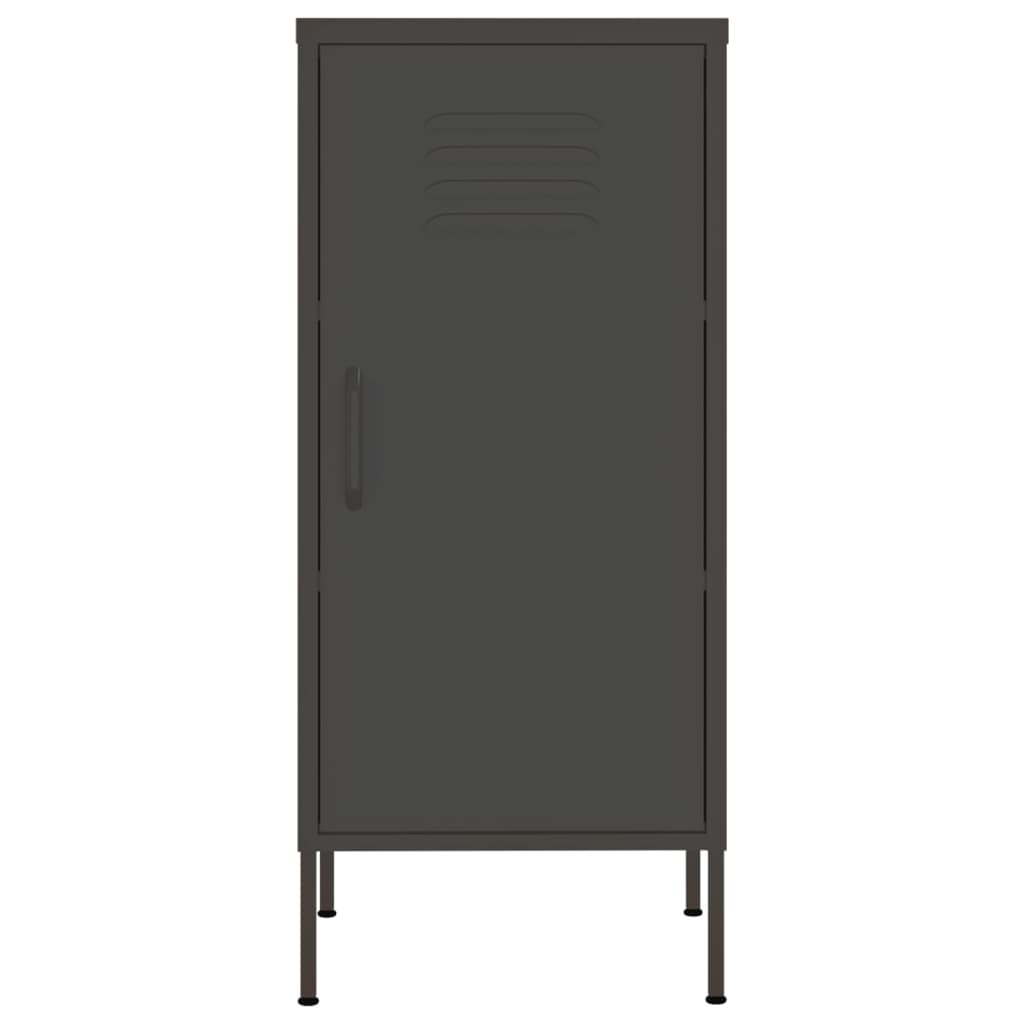 Anthracite Storage Cabinet 16.7x13.8x40 Steel